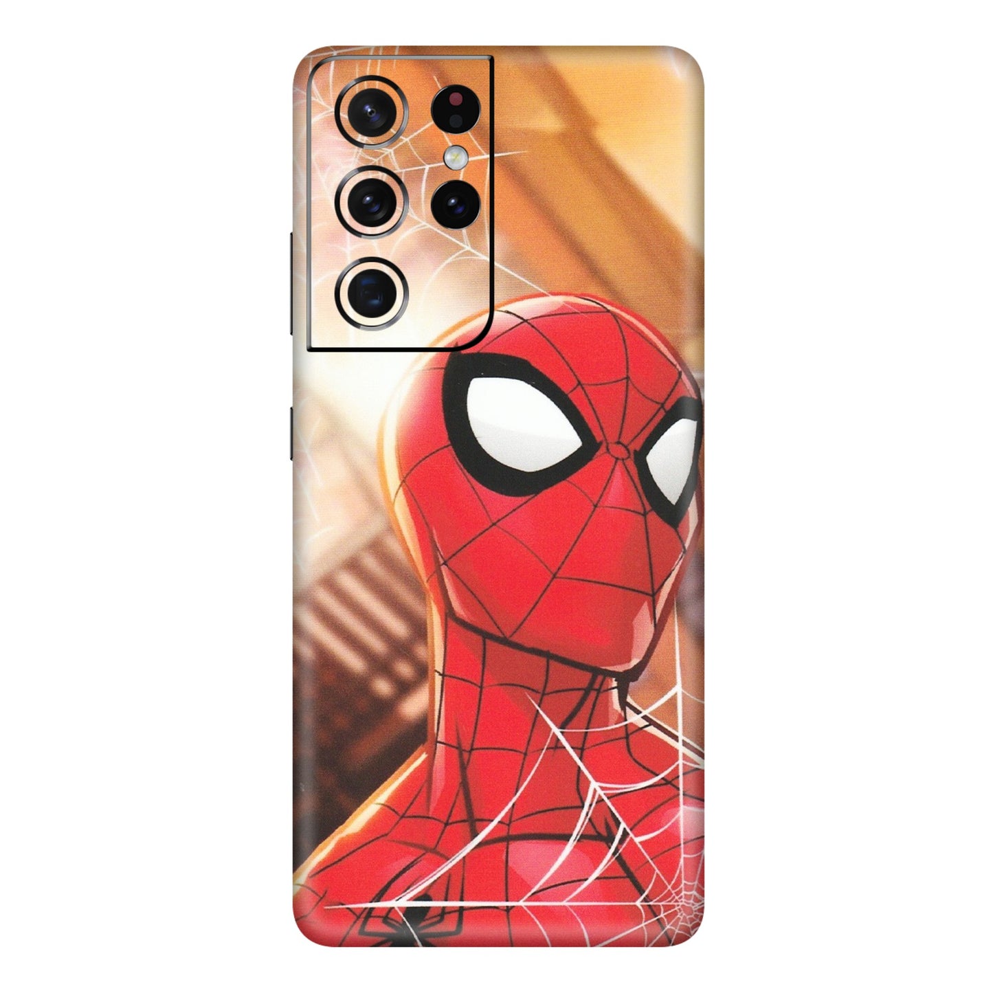 Samsung A/S Series Phone Skins (All Models) - Spiderman Face New - Matte Finish (M-41) Samsung Galaxy S21 Ultra 5G
