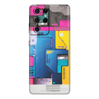 Samsung A/S Series Phone Skins (All Models) - Colourfull Motherboard Internals - Matte Finish (M-55) Samsung Galaxy S21 Ultra 5G