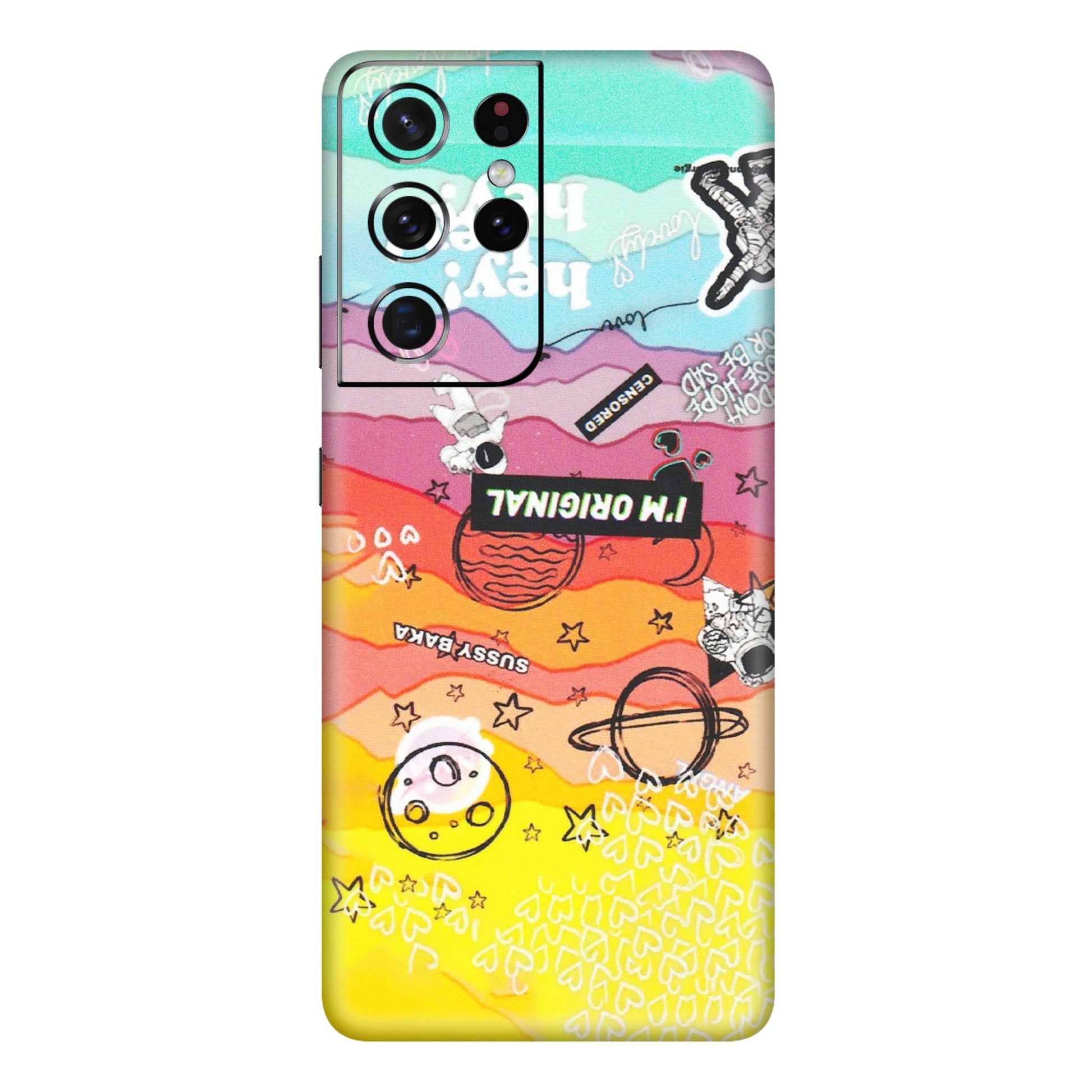 Samsung A/S Series Phone Skins (All Models) - The Original Astronaut - Matte Finish (M-79) Samsung Galaxy S21 Ultra 5G