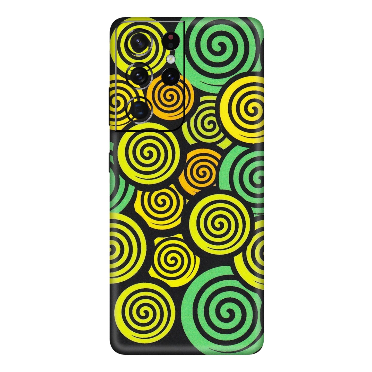 Samsung A/S Series Phone Skins (All Models) - Crazy Spiral - Matte Finish (M-91) Samsung Galaxy S21 Ultra 5G