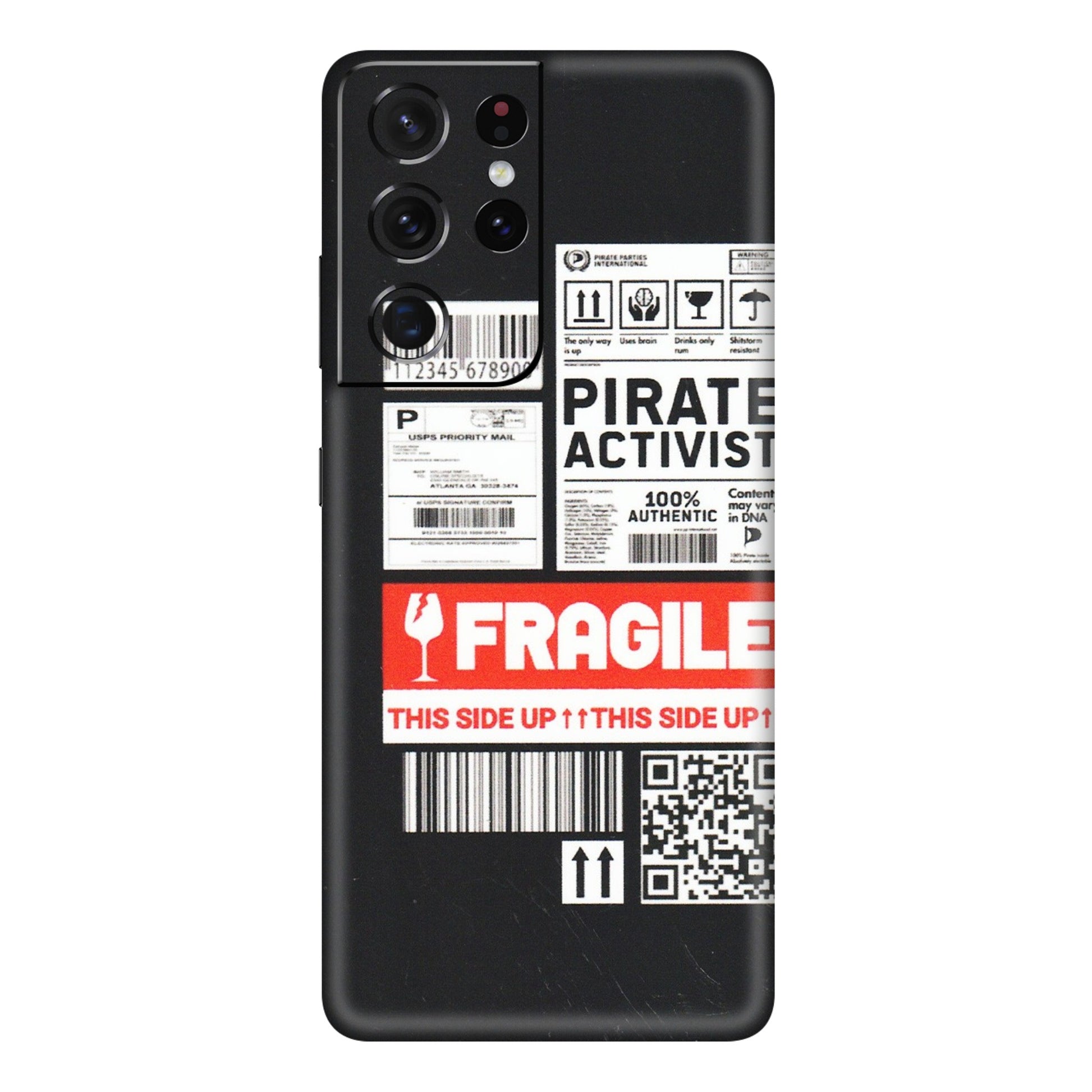 Samsung A/S Series Phone Skins (All Models) - Handle With Care - Matte Finish (M-99) Samsung Galaxy S21 Ultra 5G