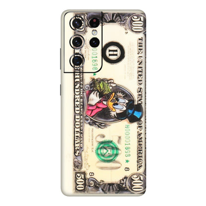 Samsung A/S Series Phone Skins (All Models) - Five Hundred Dollar Duck - Transparent Finish (T-15) Samsung Galaxy S21 Ultra 5G