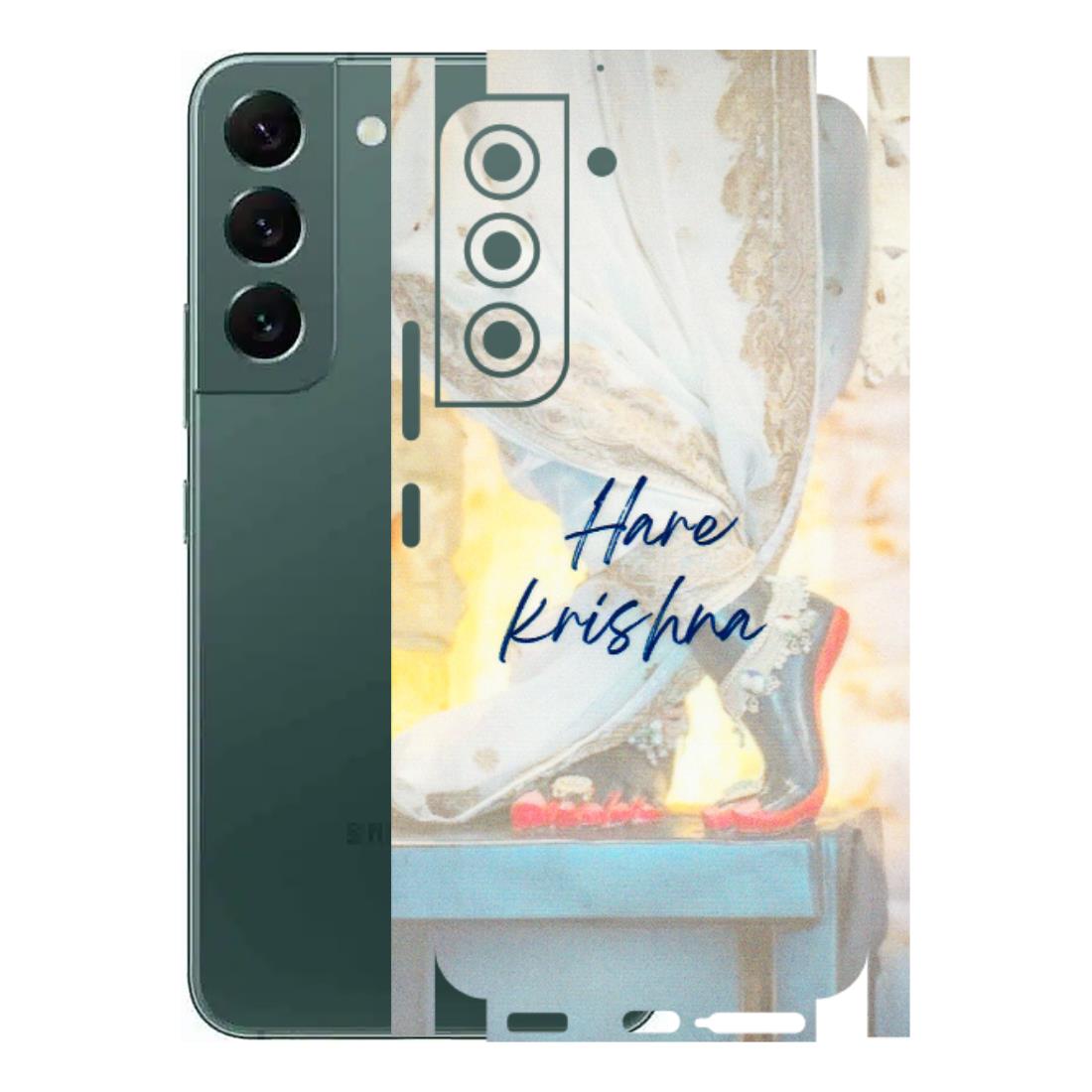 Samsung A/S Series Phone Skins (All Models) - Hare Krishna - 3D Embossed Finish (L-03) Samsung Galaxy S22