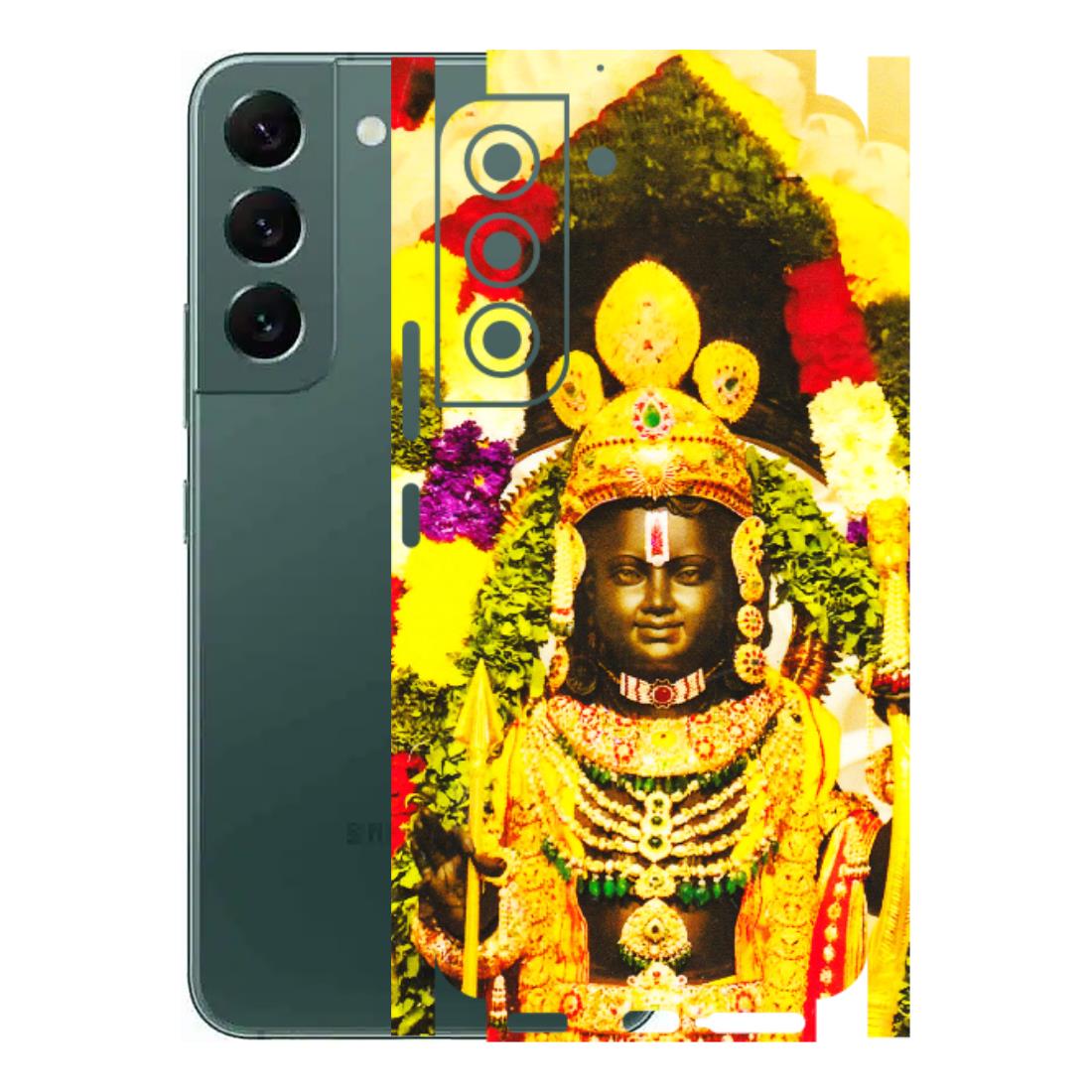 Samsung A/S Series Phone Skins (All Models) - Ram Lalla Ayodhya - 3D Embossed Finish (L-103) Samsung Galaxy S22