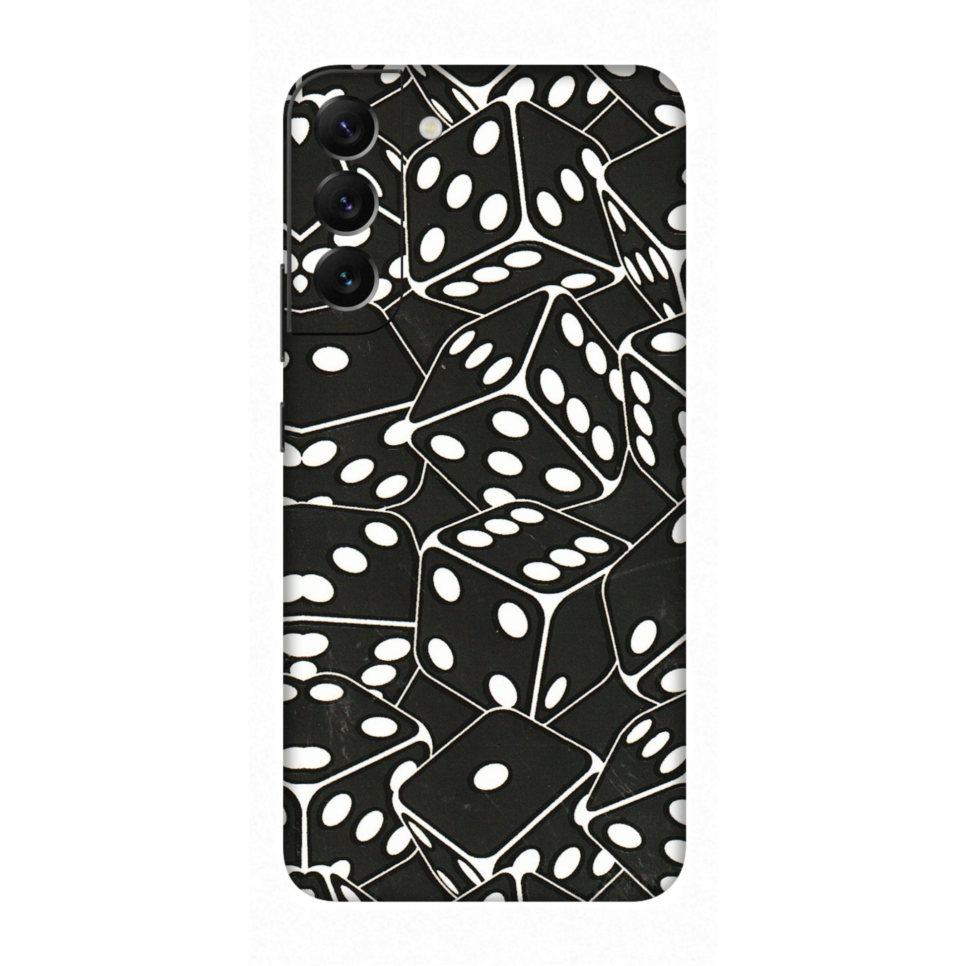 Samsung A/S Series Phone Skins (All Models) - Big Black Dices - 3D Embossed Finish (L-106) Samsung Galaxy S22
