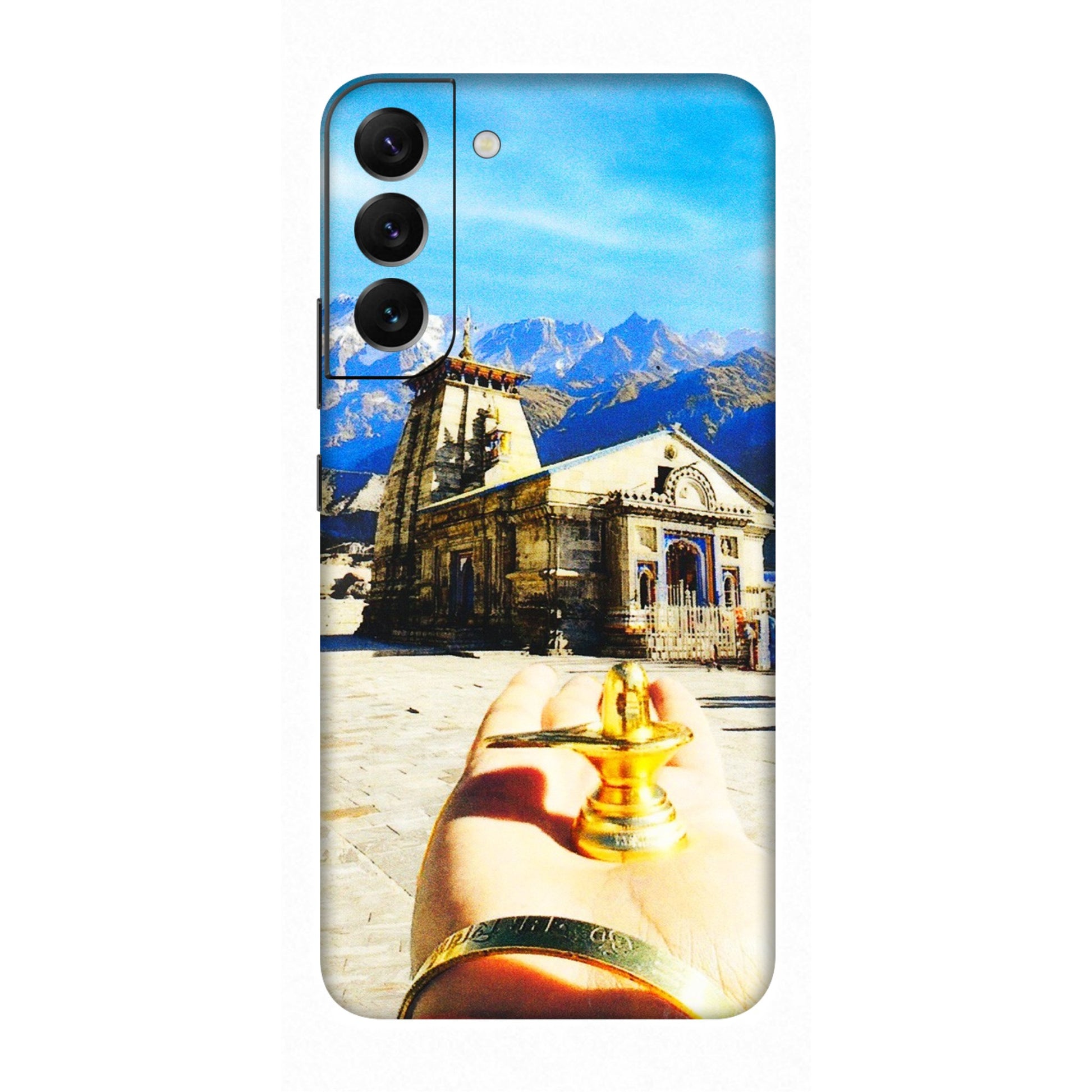 Samsung A/S Series Phone Skins (All Models) - Beauty of Kedarnath - 3D Embossed Finish (L-108) Samsung Galaxy S22