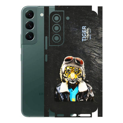 Samsung A/S Series Phone Skins (All Models) - Rider Tiger - 3D Embossed Finish (L-113) Samsung Galaxy S22