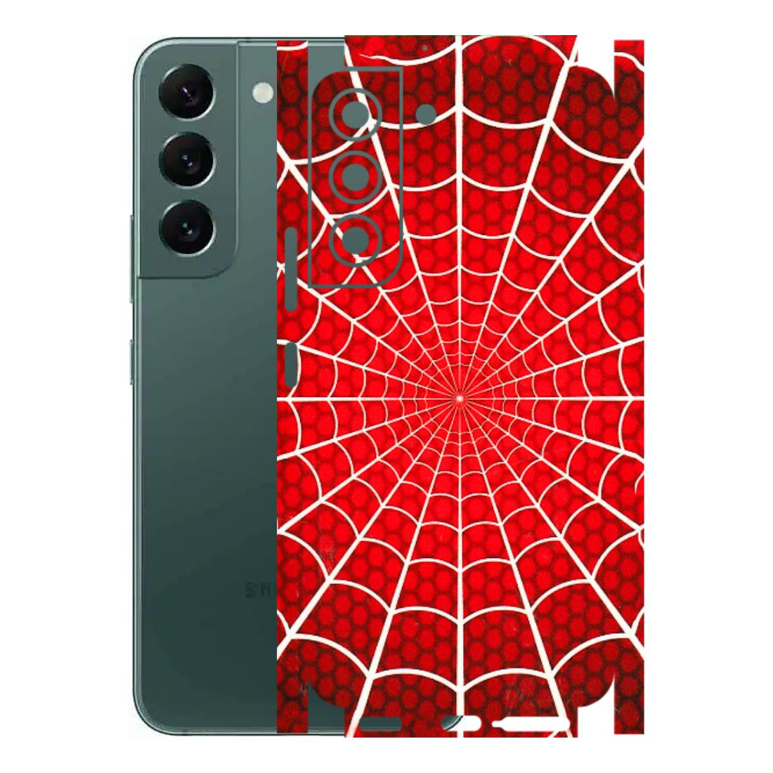 Samsung A/S Series Phone Skins (All Models) - Classic Spidey Web - 3D Embossed Finish (L-115) Samsung Galaxy S22