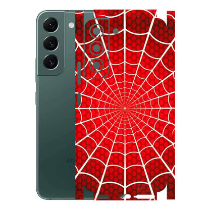 Samsung A/S Series Phone Skins (All Models) - Classic Spidey Web - 3D Embossed Finish (L-115) Samsung Galaxy S22