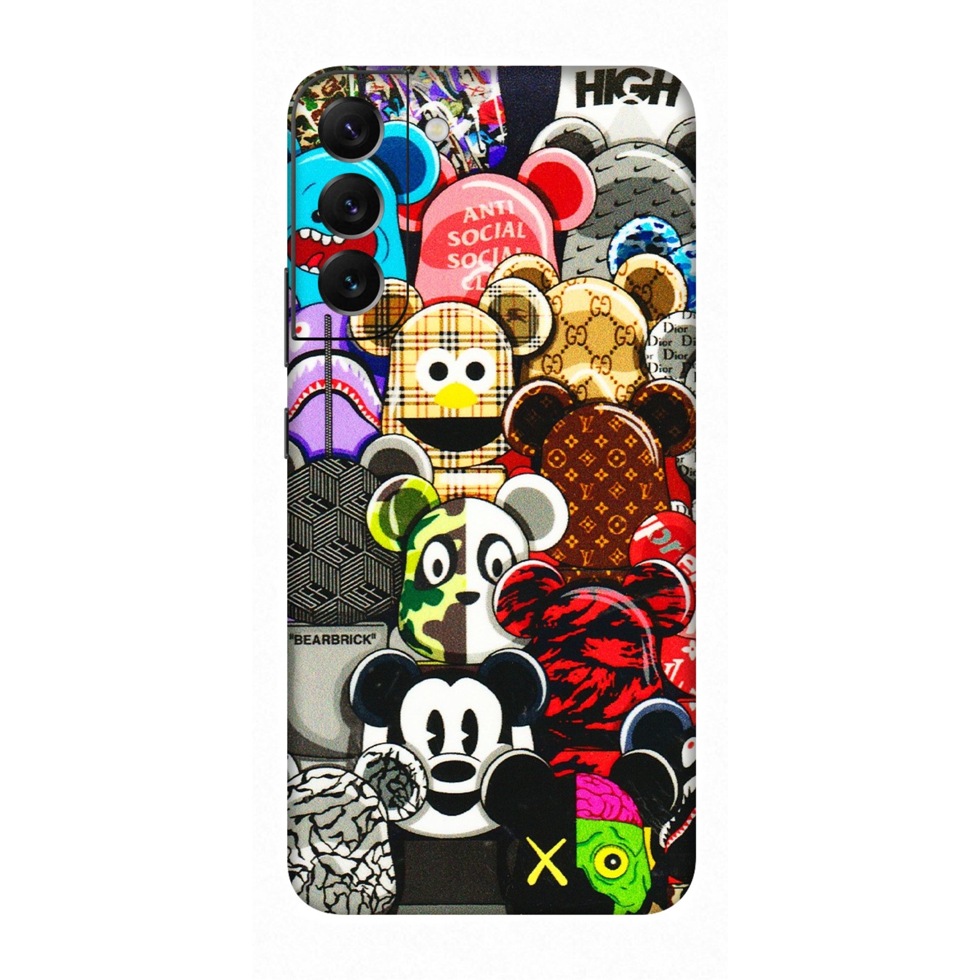 Samsung A/S Series Phone Skins (All Models) - More Mickey Mouses - 3D Embossed Finish (L-118) Samsung Galaxy S22