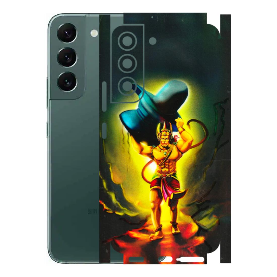 Samsung A/S Series Phone Skins (All Models) - Hanuman Ji - 3D Embossed Finish (L-128) Samsung Galaxy S22