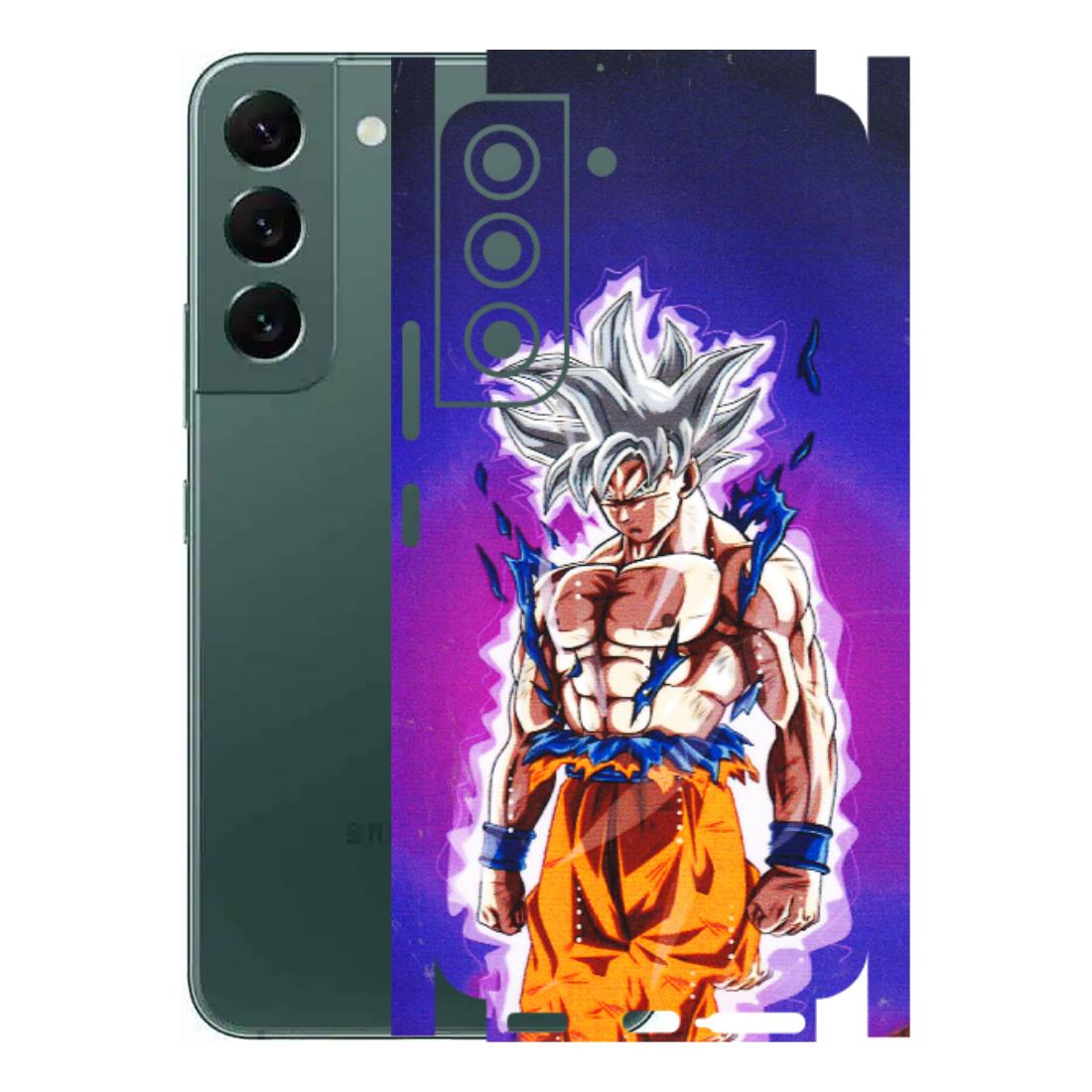 Samsung A/S Series Phone Skins (All Models) - Goku Purple Anime - 3D Embossed Finish (L-147) Samsung Galaxy S22