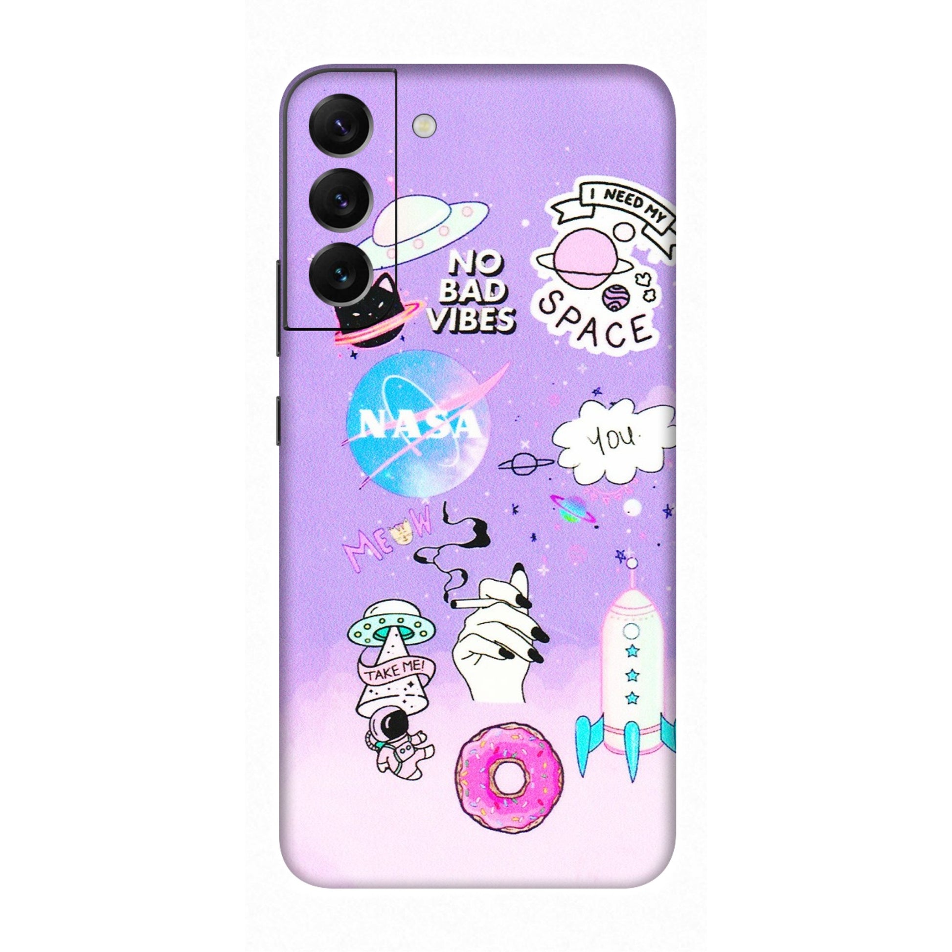 Samsung A/S Series Phone Skins (All Models) - I Need My Nasa Skin - 3D Embossed Finish (L-149) Samsung Galaxy S22