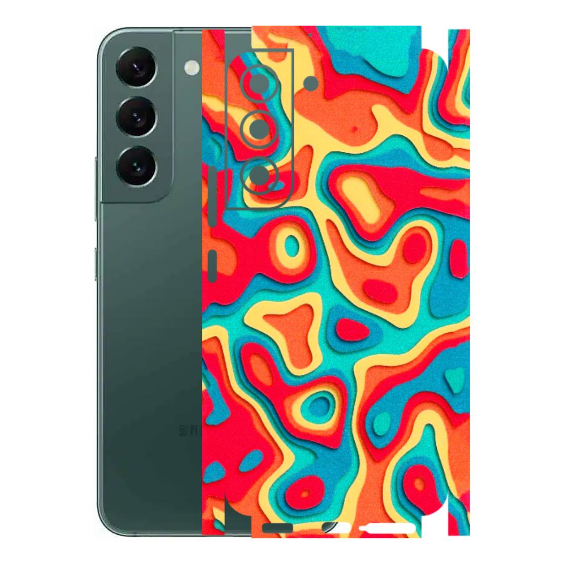 Samsung A/S Series Phone Skins (All Models) - Abstract Swirl - 3D Embossed Finish (L-150) Samsung Galaxy S22