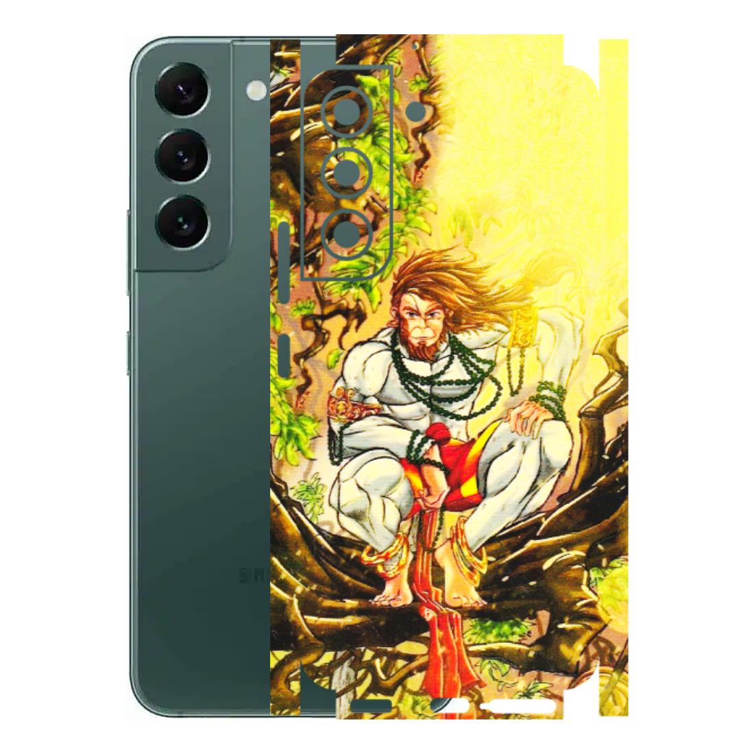 Samsung A/S Series Phone Skins (All Models) - Lord Hanuman - 3D Embossed Finish (L-152) Samsung Galaxy S22