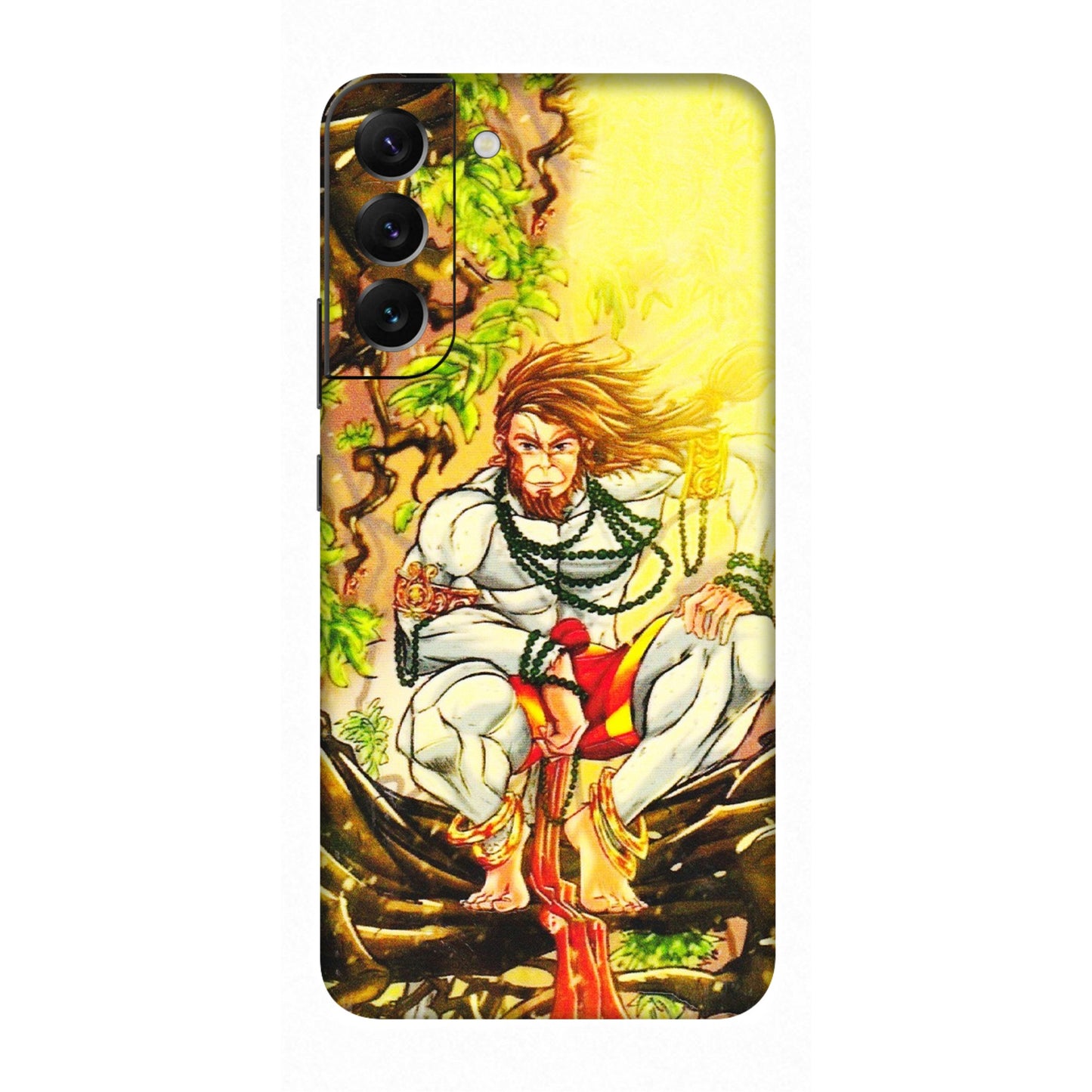 Samsung A/S Series Phone Skins (All Models) - Lord Hanuman - 3D Embossed Finish (L-152) Samsung Galaxy S22