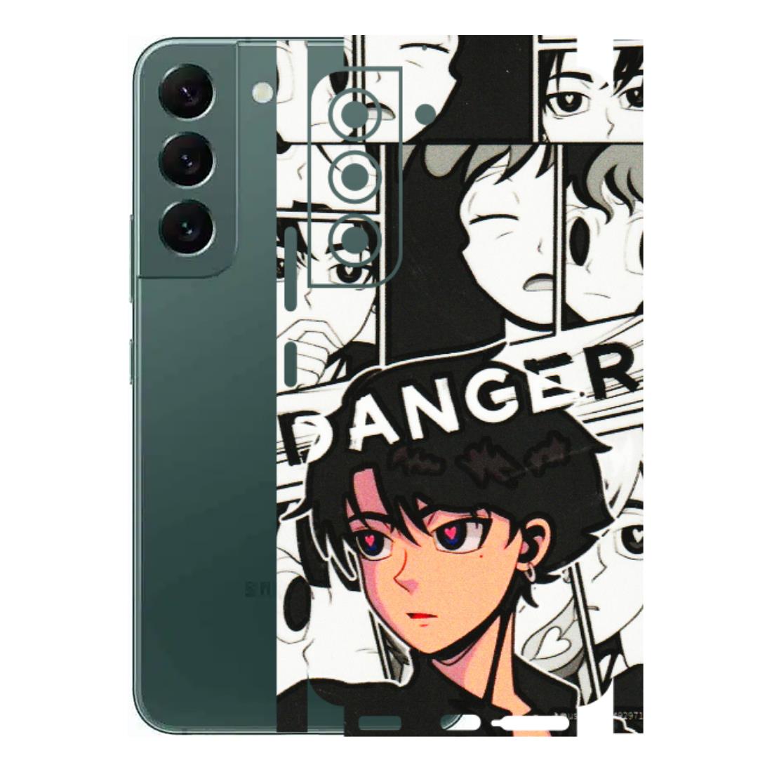 Samsung A/S Series Phone Skins (All Models) - Danger Anime - 3D Embossed Finish (L-155) Samsung Galaxy S22