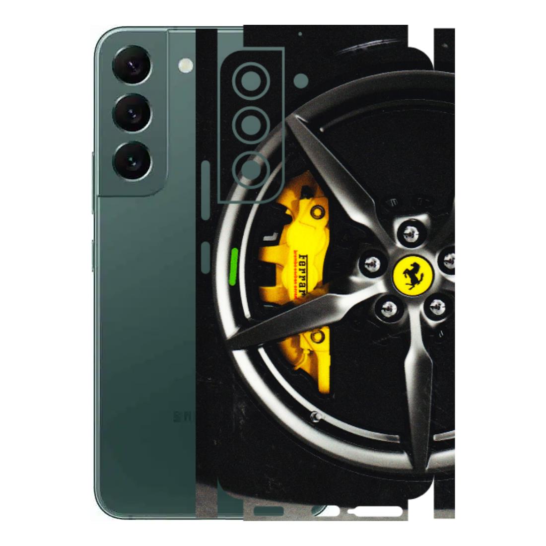 Samsung A/S Series Phone Skins (All Models) - Ferrari Wheel Alloy - 3D Embossed Finish (L-173) Samsung Galaxy S22