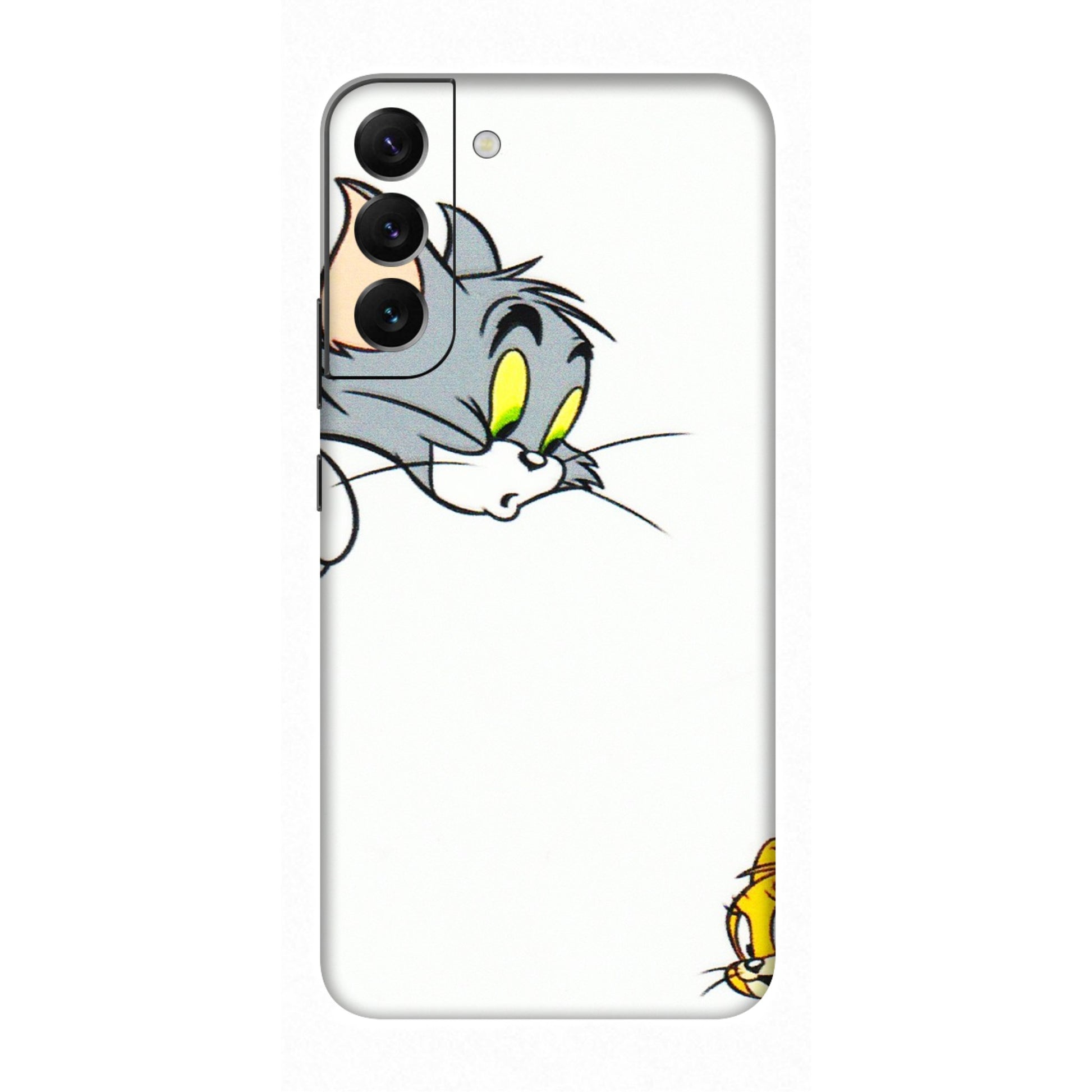 Samsung A/S Series Phone Skins (All Models) - Cute Tom And Jerry - 3D Embossed Finish (L-220) Samsung Galaxy S22