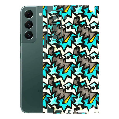 Samsung A/S Series Phone Skins (All Models) - Funky Zig Zag - 3D Embossed Finish (L-223) Samsung Galaxy S22