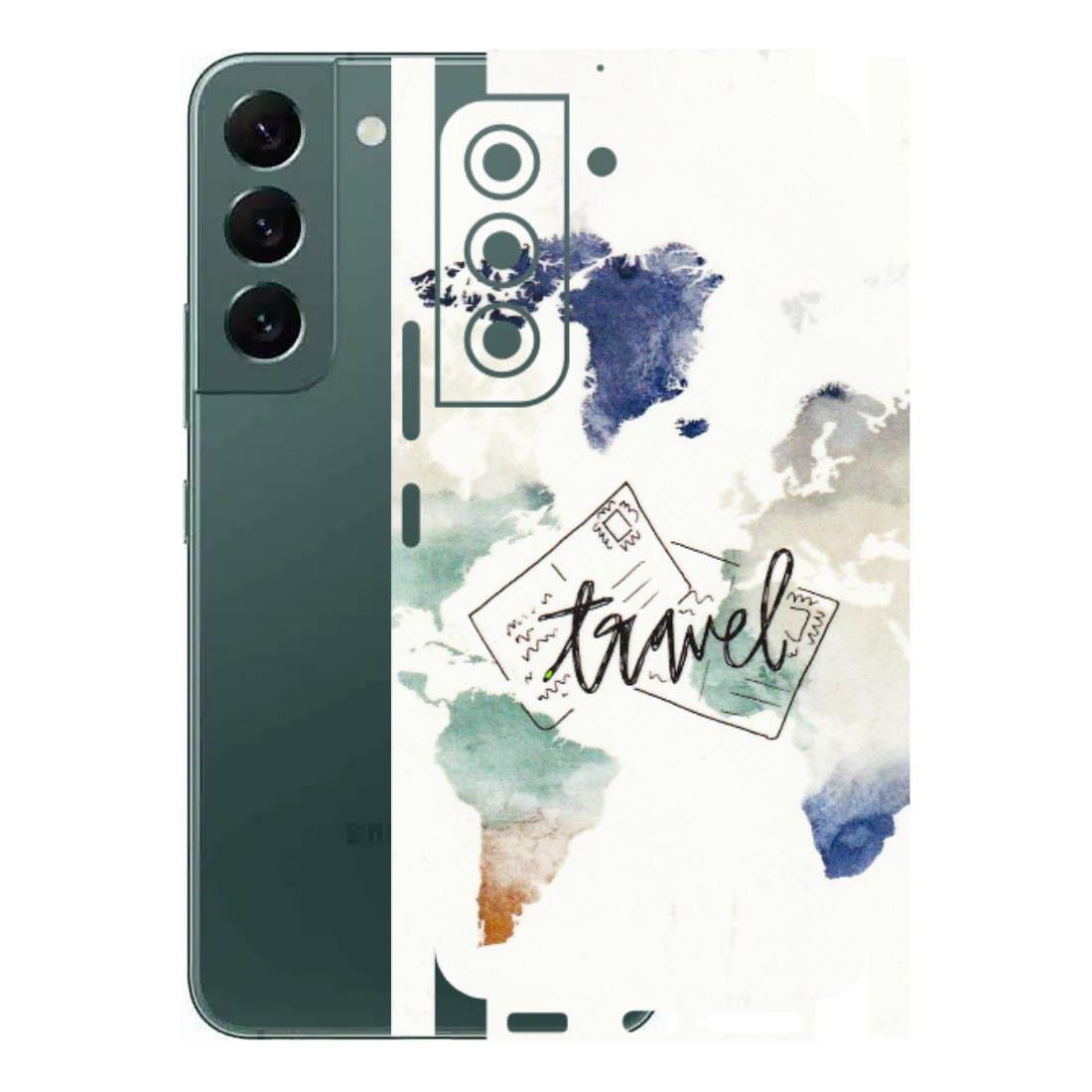 Samsung A/S Series Phone Skins (All Models) - Travel The World - 3D Embossed Finish (L-232) Samsung Galaxy S22