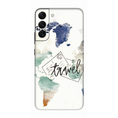Samsung A/S Series Phone Skins (All Models) - Travel The World - 3D Embossed Finish (L-232) Samsung Galaxy S22