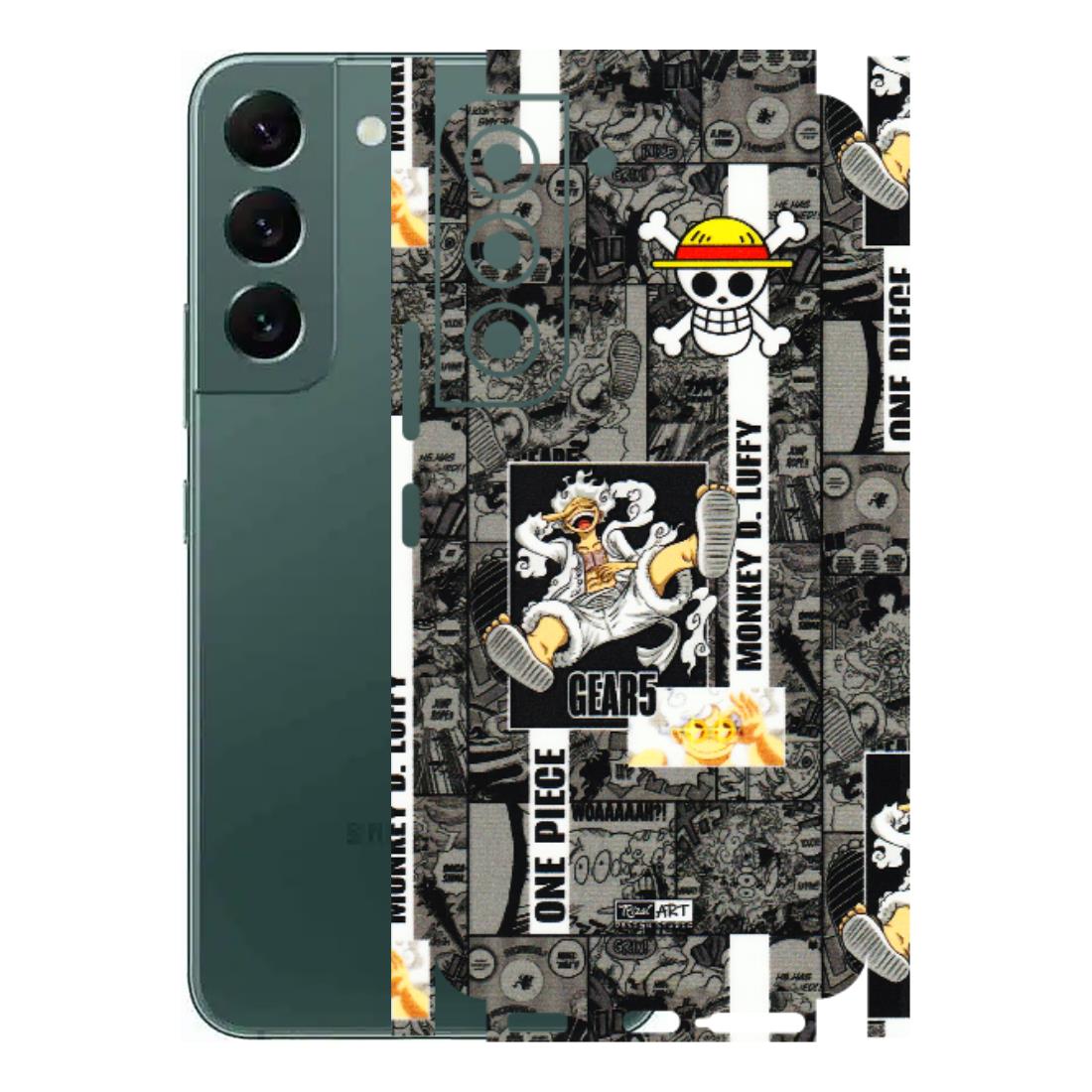Samsung A/S Series Phone Skins (All Models) - Cuffy Anime MonkeyCamic - 3D Embossed Finish (L-242) Samsung Galaxy S22