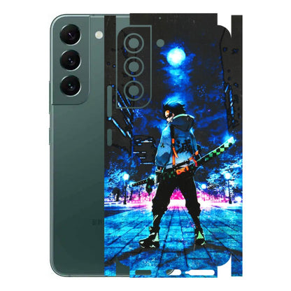 Samsung A/S Series Phone Skins (All Models) - Demon Slayer Sword - 3D Embossed Finish (L-247) Samsung Galaxy S22