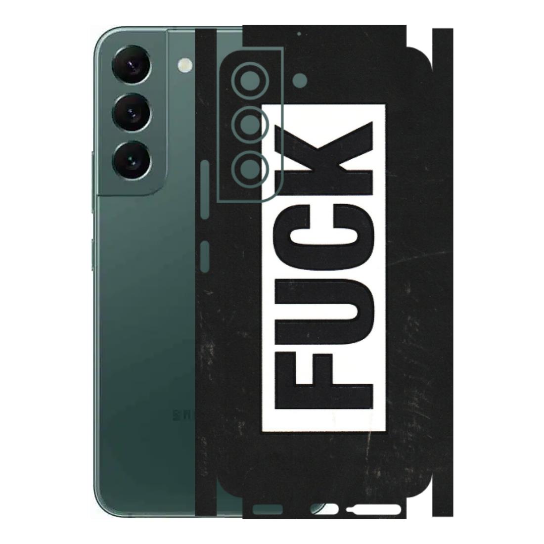 Samsung A/S Series Phone Skins (All Models) - The F Word - 3D Embossed Finish (L-255) Samsung Galaxy S22