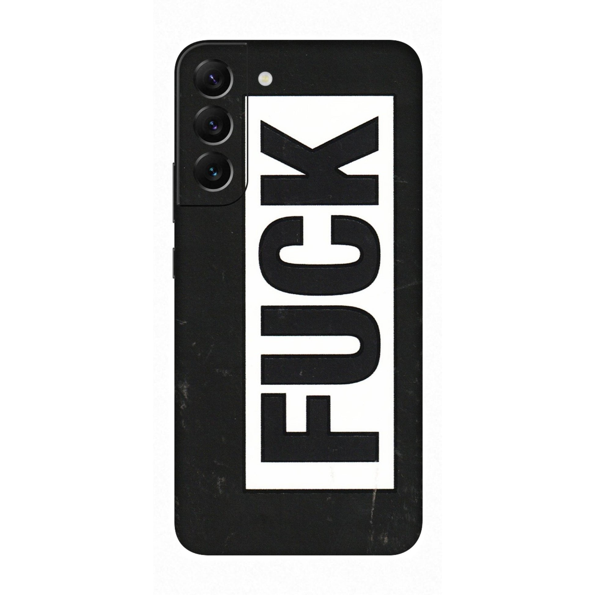 Samsung A/S Series Phone Skins (All Models) - The F Word - 3D Embossed Finish (L-255) Samsung Galaxy S22