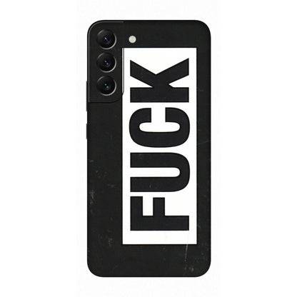 Samsung A/S Series Phone Skins (All Models) - The F Word - 3D Embossed Finish (L-255) Samsung Galaxy S22