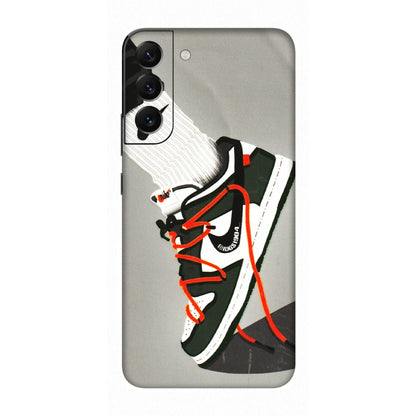 Samsung A/S Series Phone Skins (All Models) - New Grey Sneaker - 3D Embossed Finish (L-261) Samsung Galaxy S22