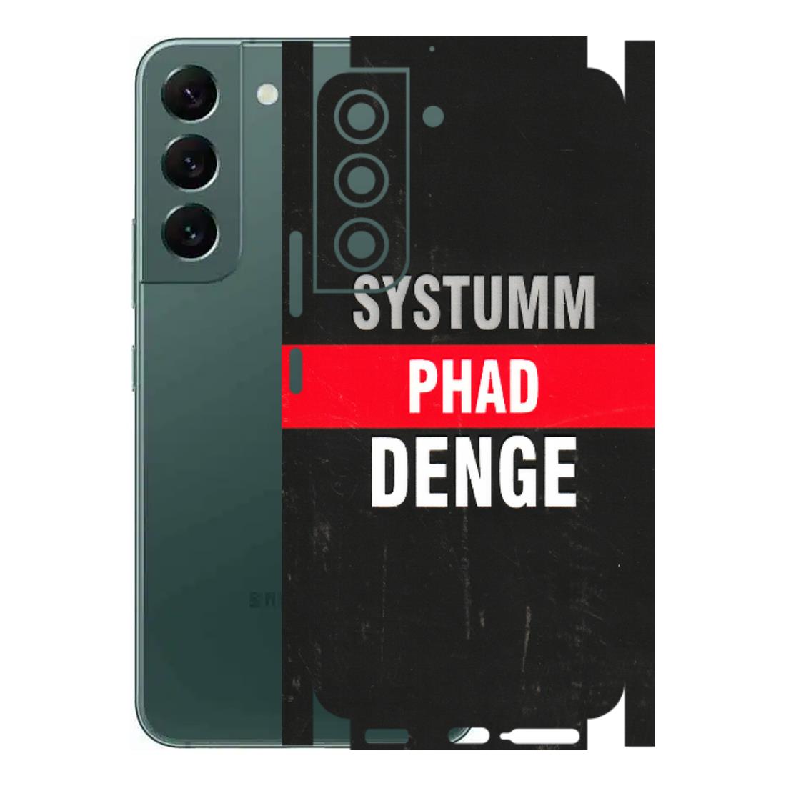 Samsung A/S Series Phone Skins (All Models) - Systumm Phad Denge - 3D Embossed Finish (L-278) Samsung Galaxy S22