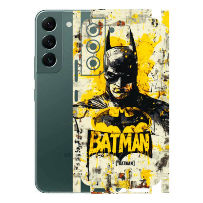 Samsung A/S Series Phone Skins (All Models) - Batman Yellow BT - 3D Embossed Finish (L-304) Samsung Galaxy S22