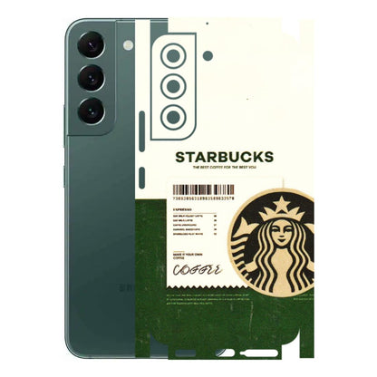Samsung A/S Series Phone Skins (All Models) - Starbucks Barcode - 3D Embossed Finish (L-308) Samsung Galaxy S22