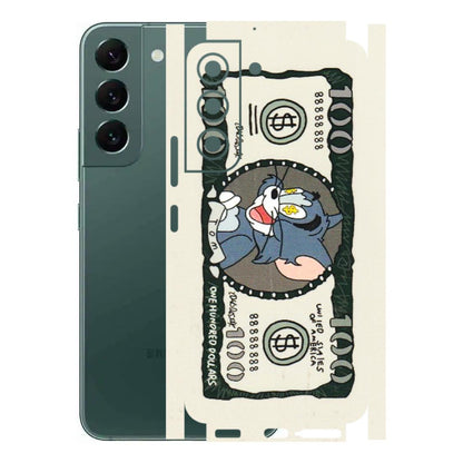 Samsung A/S Series Phone Skins (All Models) - Tom Hundred Dollar - 3D Embossed Finish (L-324) Samsung Galaxy S22