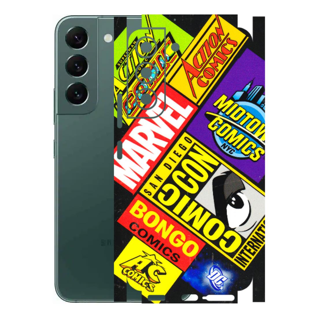 Samsung A/S Series Phone Skins (All Models) - Bongo Comic Con - 3D Embossed Finish (L-325) Samsung Galaxy S22
