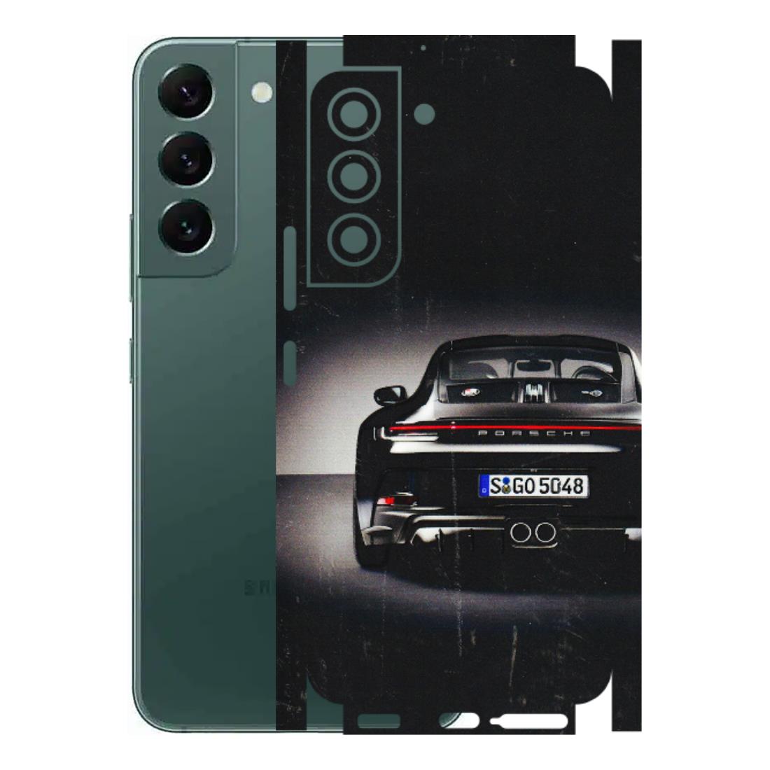 Samsung A/S Series Phone Skins (All Models) - New Black Porsche GT3 - 3D Embossed Finish (L-327) Samsung Galaxy S22
