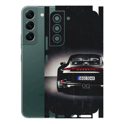 Samsung A/S Series Phone Skins (All Models) - New Black Porsche GT3 - 3D Embossed Finish (L-327) Samsung Galaxy S22