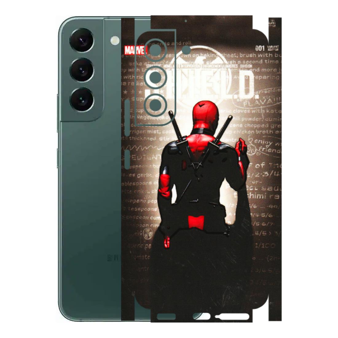 Samsung A/S Series Phone Skins (All Models) - Deadpool - 3D Embossed Finish (L-56) Samsung Galaxy S22