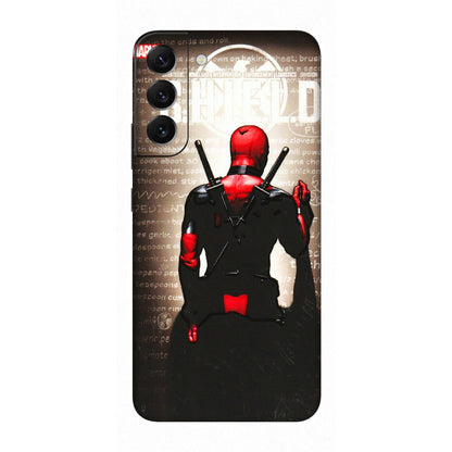 Samsung A/S Series Phone Skins (All Models) - Deadpool - 3D Embossed Finish (L-56) Samsung Galaxy S22