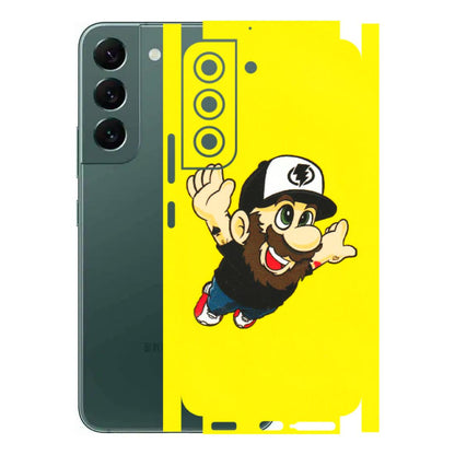 Samsung A/S Series Phone Skins (All Models) - Flying Beardo - 3D Embossed Finish (L-60) Samsung Galaxy S22