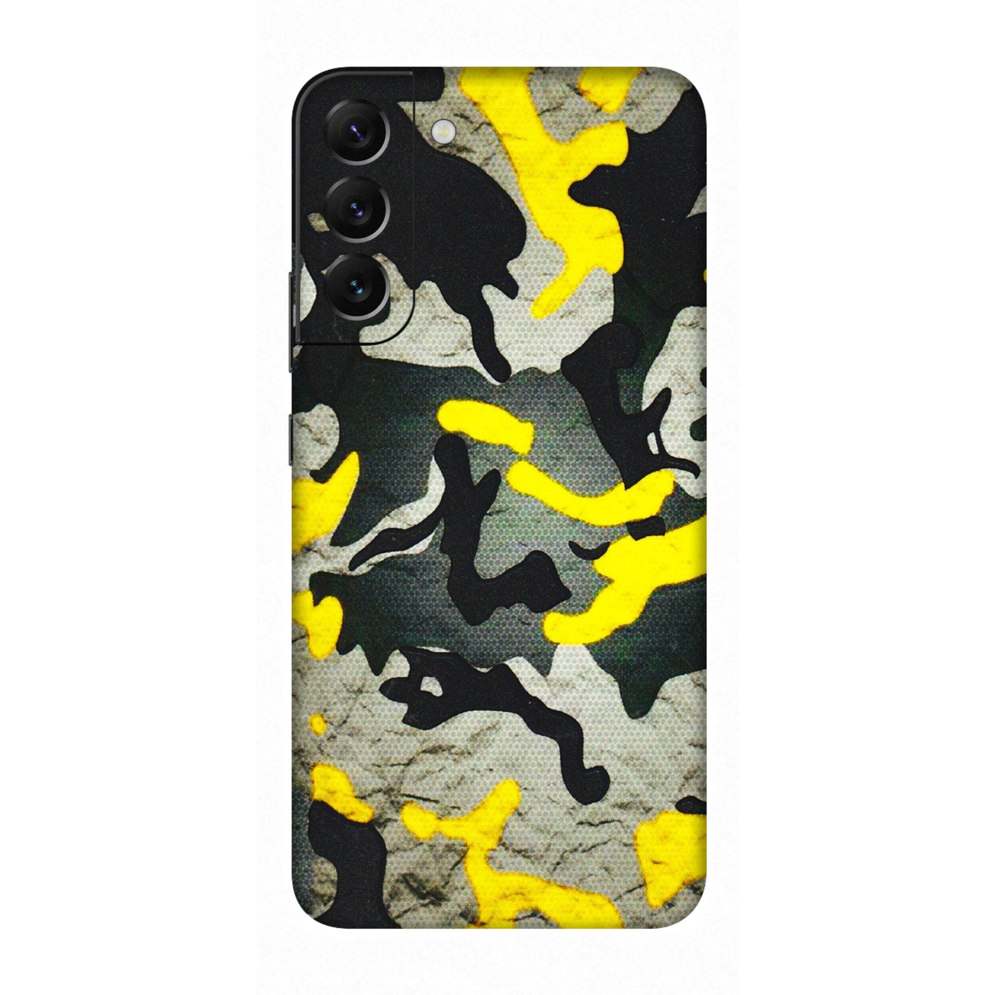 Samsung A/S Series Phone Skins (All Models) - Yellow Camouflage - 3D Embossed Finish (L-61) Samsung Galaxy S22