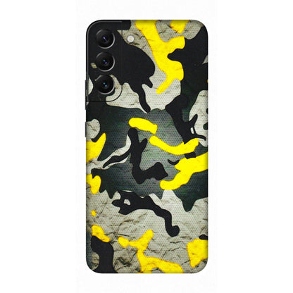 Samsung A/S Series Phone Skins (All Models) - Yellow Camouflage - 3D Embossed Finish (L-61) Samsung Galaxy S22