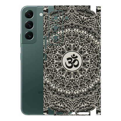 Samsung A/S Series Phone Skins (All Models) - Aum Elegant Mandala - 3D Embossed Finish (L-62) Samsung Galaxy S22