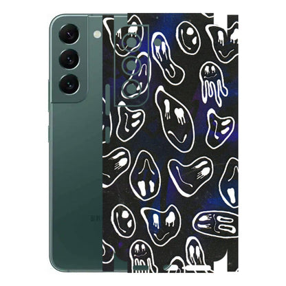 Samsung A/S Series Phone Skins (All Models) - Distorted Smileys - 3D Embossed Finish (L-92) Samsung Galaxy S22