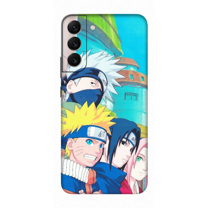 Samsung A/S Series Phone Skins (All Models) - Team Minato And Kakashi - Matte Finish (M-101) Samsung Galaxy S22
