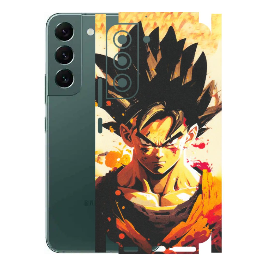 Samsung A/S Series Phone Skins (All Models) - Angry Goku - Matte Finish (M-12) Samsung Galaxy S22