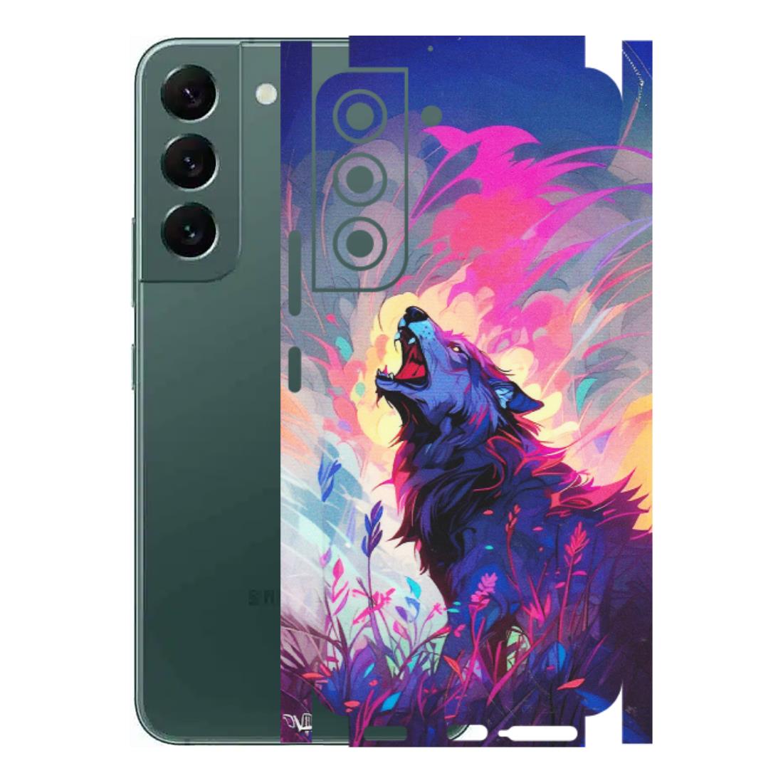 Samsung A/S Series Phone Skins (All Models) - New Wild Wolf Abstract - Matte Finish (M-125) Samsung Galaxy S22