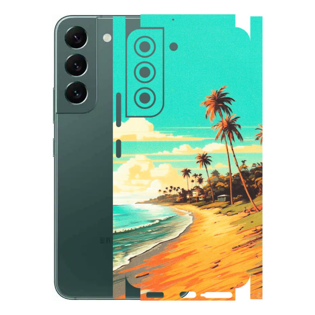 Samsung A/S Series Phone Skins (All Models) - Miami Beach - Matte Finish (M-136) Samsung Galaxy S22